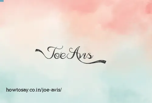 Joe Avis