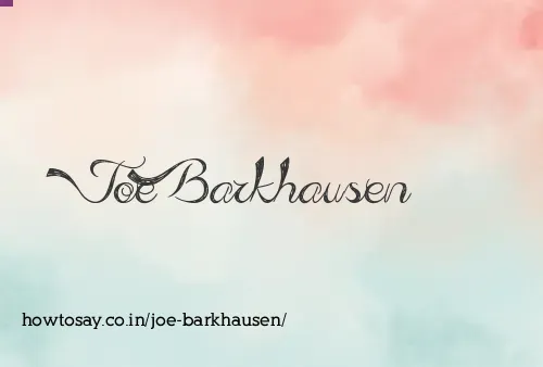Joe Barkhausen