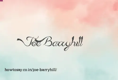 Joe Barryhill