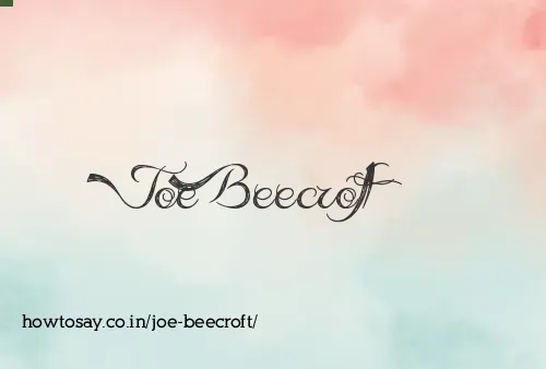 Joe Beecroft