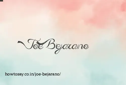 Joe Bejarano