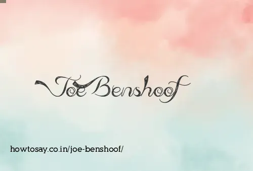 Joe Benshoof