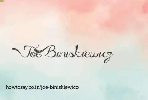 Joe Biniskiewicz