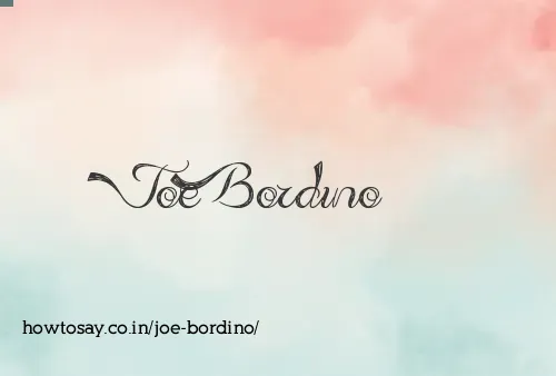 Joe Bordino