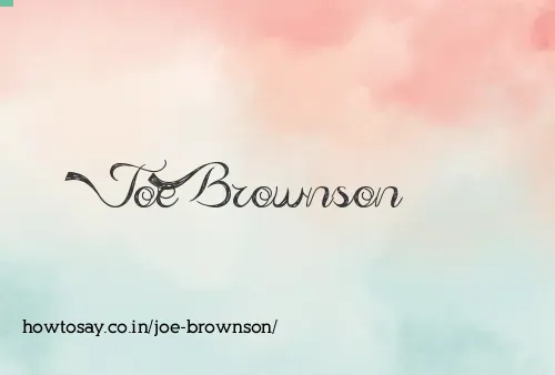 Joe Brownson