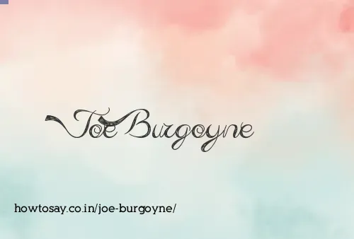 Joe Burgoyne