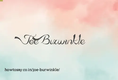 Joe Burwinkle