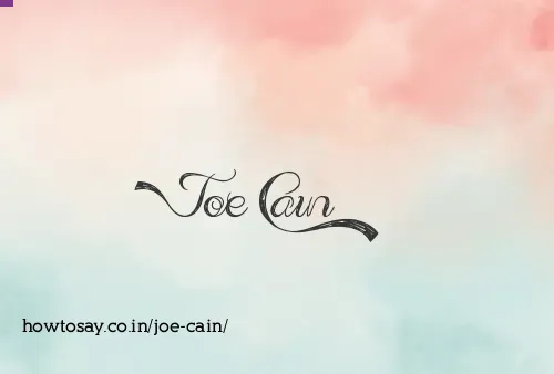 Joe Cain