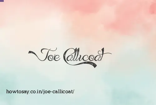Joe Callicoat