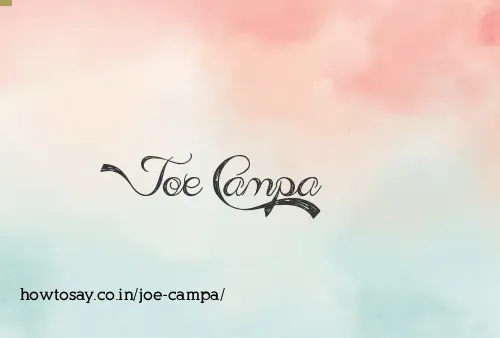 Joe Campa