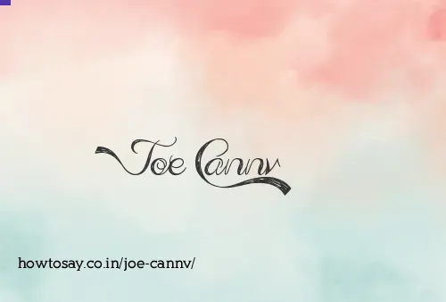 Joe Cannv