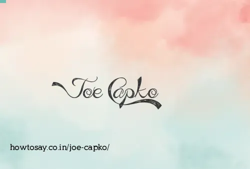 Joe Capko