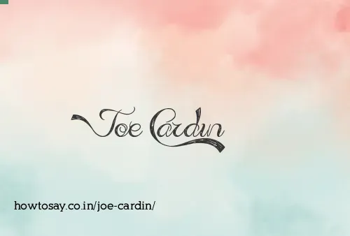 Joe Cardin