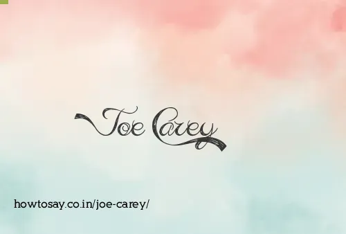 Joe Carey