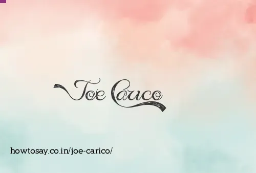 Joe Carico