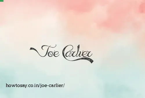 Joe Carlier