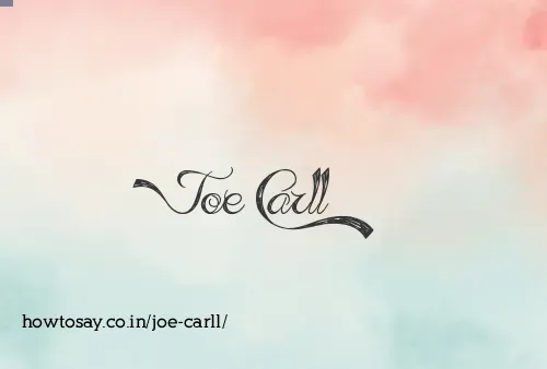 Joe Carll