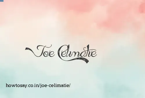 Joe Celimatie