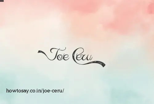 Joe Ceru