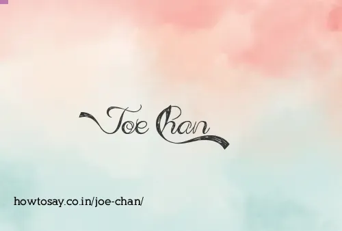 Joe Chan