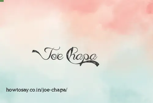 Joe Chapa