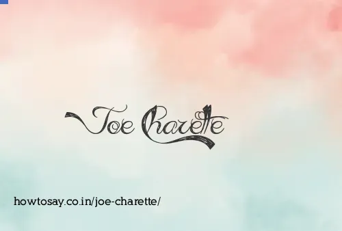 Joe Charette