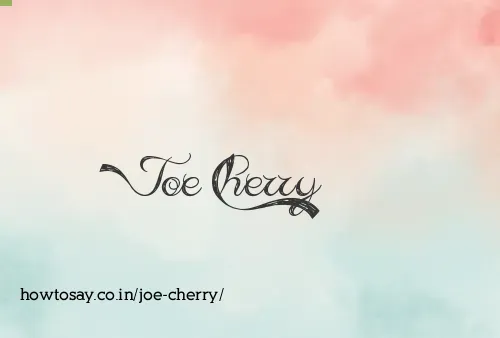 Joe Cherry
