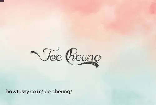 Joe Cheung