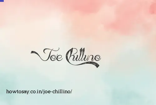 Joe Chillino