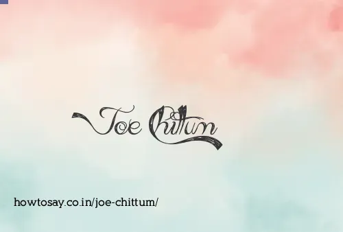 Joe Chittum