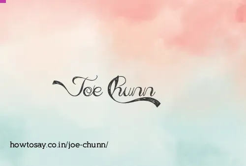 Joe Chunn