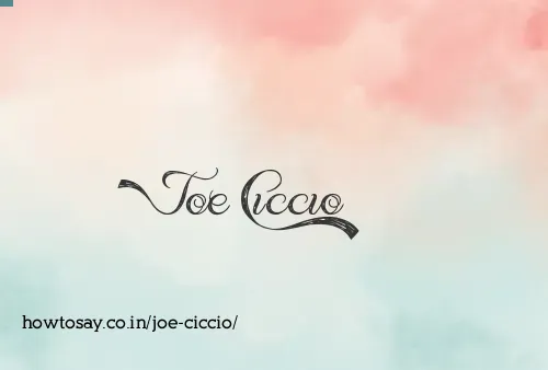Joe Ciccio