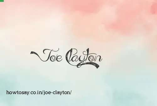 Joe Clayton
