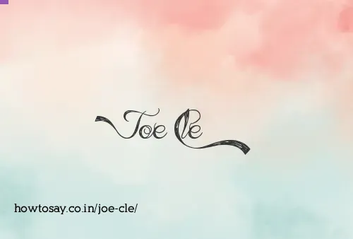 Joe Cle