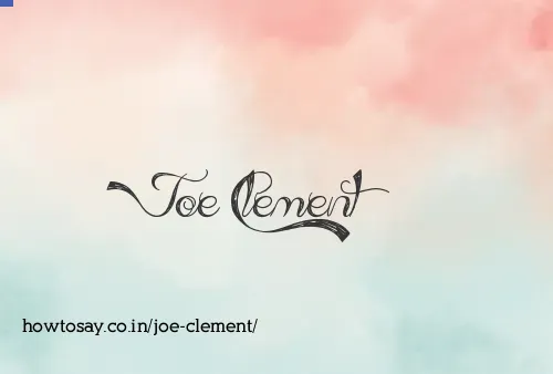 Joe Clement