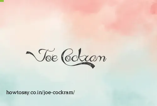 Joe Cockram