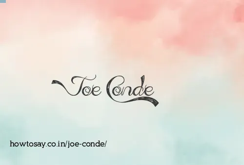 Joe Conde