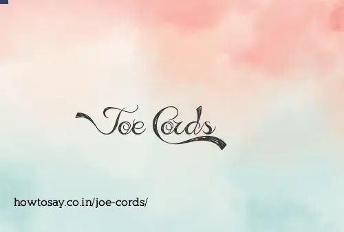 Joe Cords