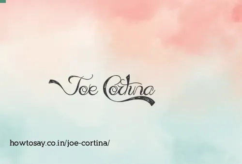 Joe Cortina