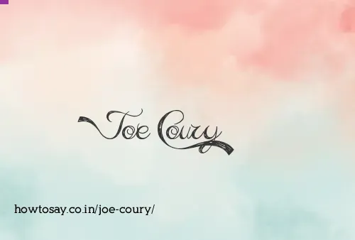 Joe Coury