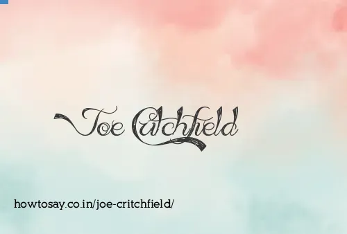 Joe Critchfield