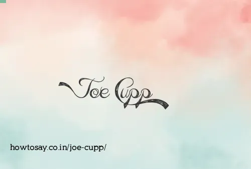 Joe Cupp