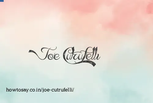 Joe Cutrufelli