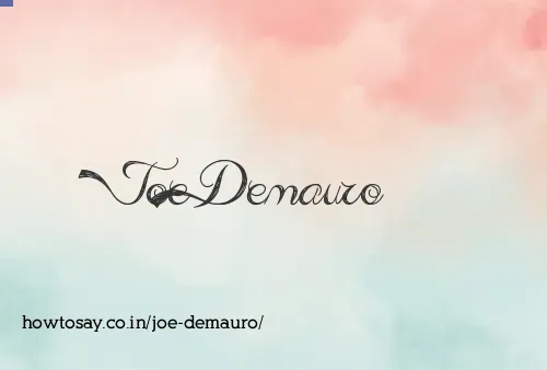 Joe Demauro