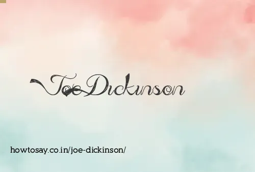 Joe Dickinson