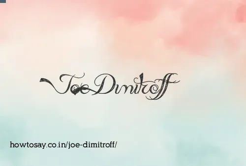 Joe Dimitroff