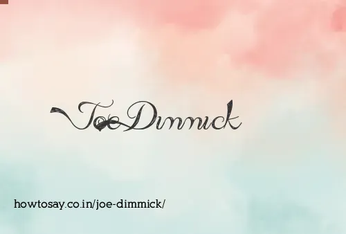 Joe Dimmick