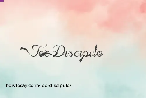 Joe Discipulo