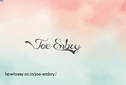 Joe Embry