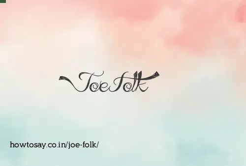 Joe Folk